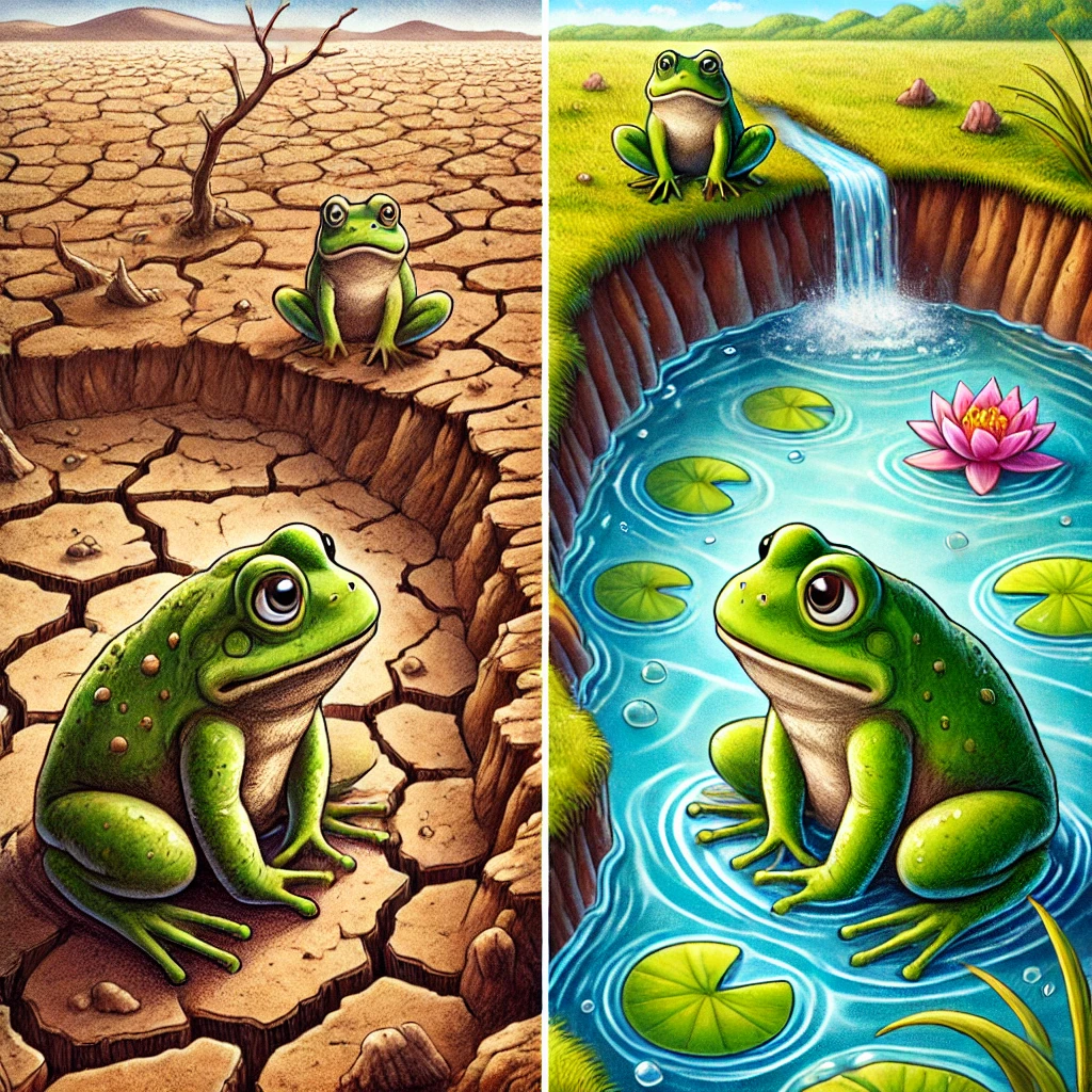 The Two Frogs